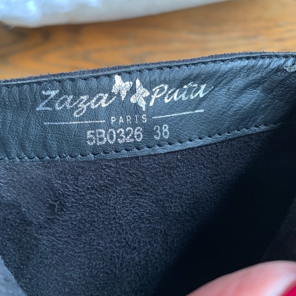 Zaza Pata Paris Studded Black Boots‎ - Picture 8 of 11